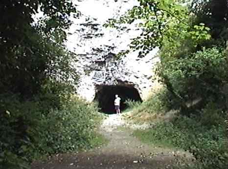 The old quarry cave (with Steve)