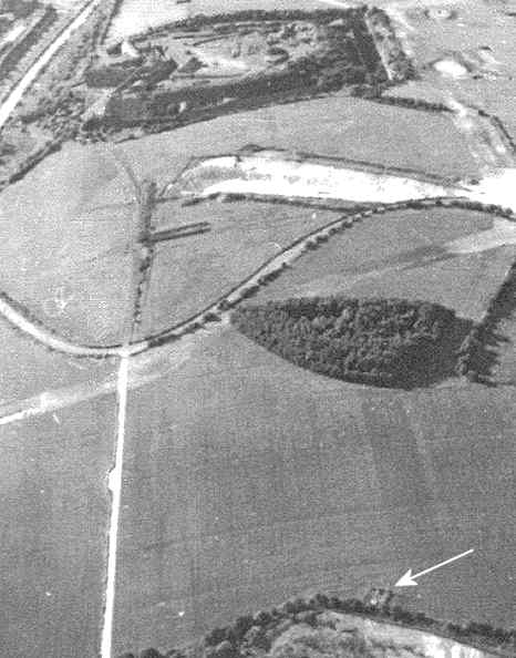 1969 aerial photo of the ROC post