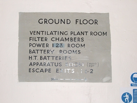 Ground floor sign