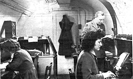 RAF teleprinter room