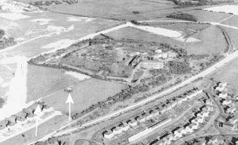 1969 aerial photo Fort Purbrook