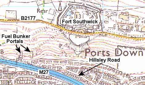 Map of the Hillsley Road area